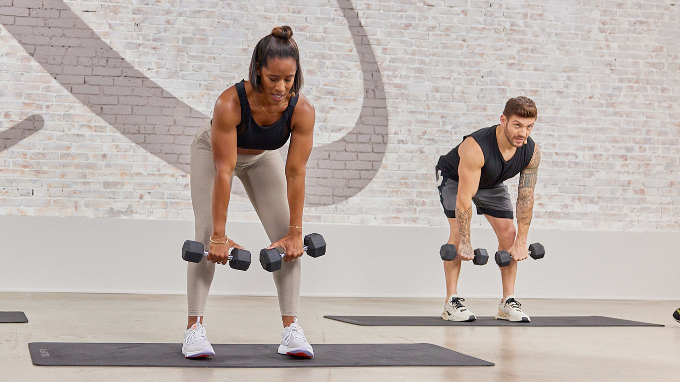 Athlete performing functional movements